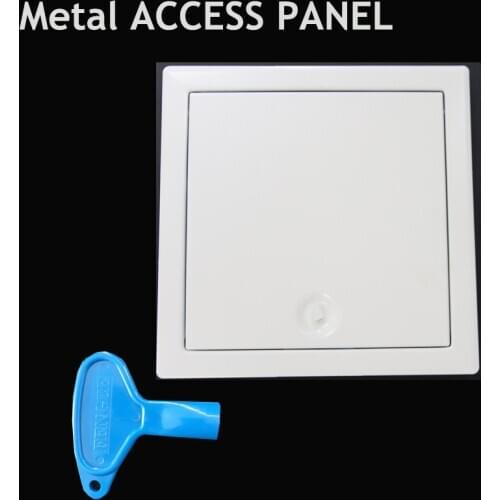Square Metal Plumbing Access Panel 200x200Mm 300x300Mm Ceiling Wall Inspection Door With Plastic Lock
