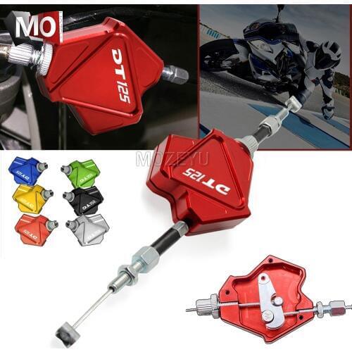 Motorcycle CNC Aluminum Stunt Clutch Lever Easy Pull Cable System For YAMAHA DT125 DT 125 1987-2005 1988 1989 1990 1991 1992