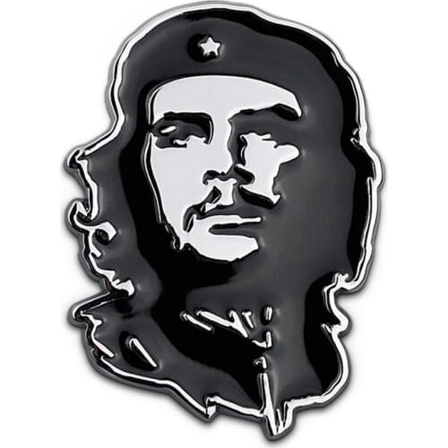 Cartoon Che Guevara Freedom Fighter Car Sticker Emblem Auto Motorcycle Badge 3D Metal Automobile Accessories Tuning Car-Styling