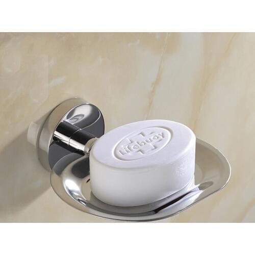 All 304 Stainless steel bathroom Soap dish polishing wall mounted soap holder Bathroom hardware accessories