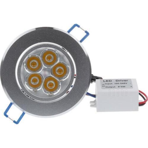 New Led downlight 110V 220V LED Ceiling Downlight 9W 12W 15W Recessed LED Wall lamp Spot light With LED Driver For Home Lighting