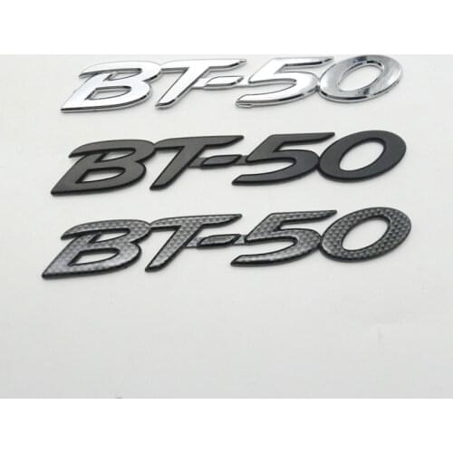 New Style For Mazda Satin BT-50 3D Badge Emblem Car Tail ABS Decoration Nameplate Sticker