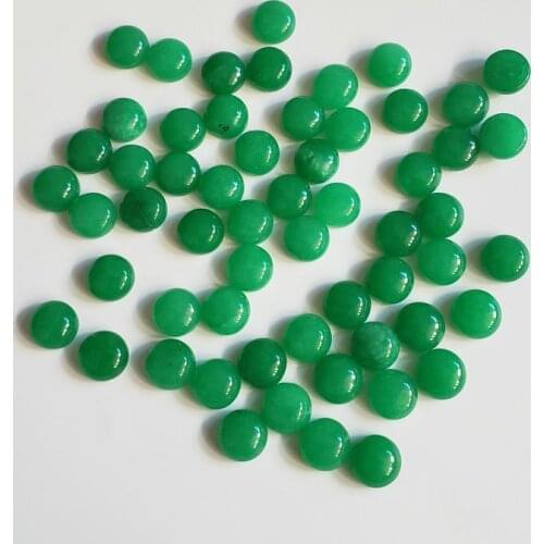 Wholesale 50pcs/lot 2020 fashion top quality Malay natural stone beads round CAB CABOCHON for DIY ring jewelry Accessories 8mm