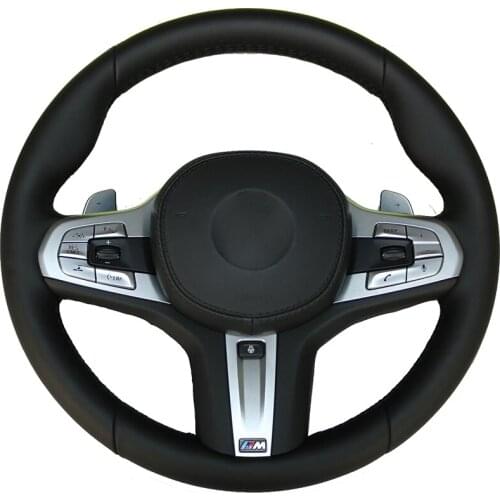 Custom Original DIY Car Steering Wheel Cover For BMW M Sport G30 G31 G32 G20 G21 X3/artificial Leather Braid For Steering WheeI