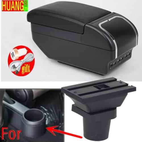 For VW UP Armrest Box 2009-2018 Central Store Content Box Products Interior Armrest Storage Car-styling Accessories Parts