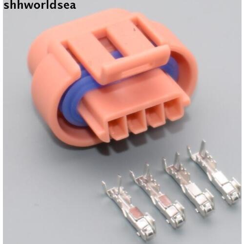 Shhworldsea 2/5/30/100sets 4pin female top grade housing plug waterproof auto electrical connector 12162859