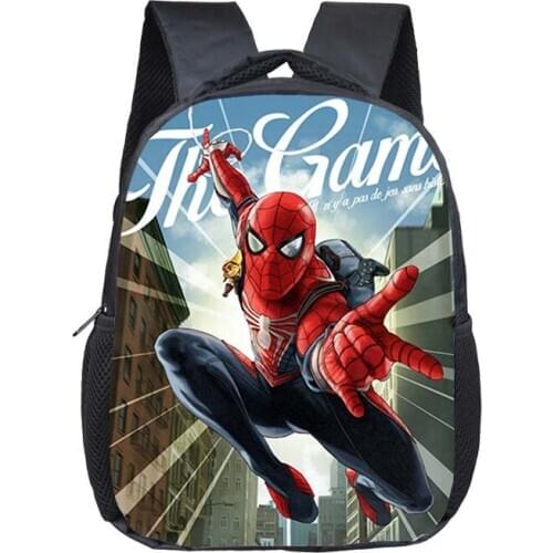 12 Inch Superhero School Backpacks Kindergarten Book Bag Super hero Bag Casual Children School Bags Mochila Infantil