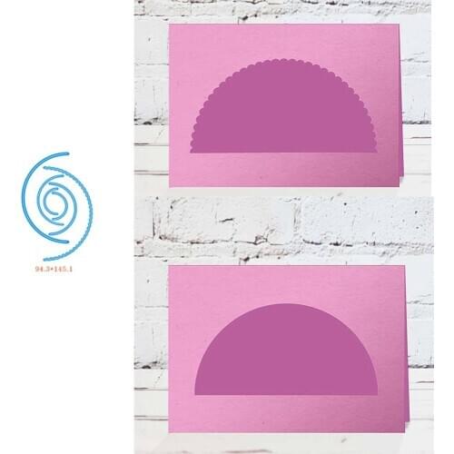 Unique Arc Frame Metal Cutting Dies Stencil for DIY Scrapbooking Embossing Photo Album Decoration Paper Cards Crafts Die Cut New