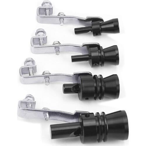 Exhaust Fake Turbo Simulator Whistle Pipe Sound Muffler Blow Off Valve Bov