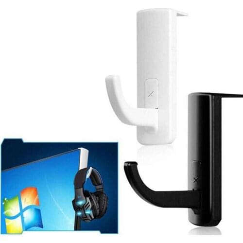 1Pc Headphones' Stand Universal Headphone Headset Hanger Wall Hook PC Monitor Earphone Stand Rack Holder Rack