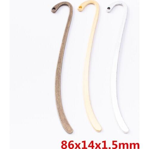 10pcs Bookmark Vintage Ancient zinc alloy charms pendant suitable for DIY Bracelet Necklace metal jewelry accessories 7361