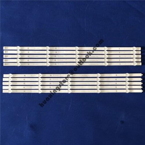 10pcs LED Backlight strip 10 Lamp for L55M5-AZ 55"TV MI55T20LB_10X5_MCPCB A B type V2 0710 E331251