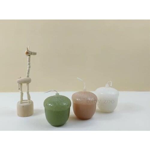 3D Pine Cone Silicone Mold Hazelnut Candle Shape Pumpkin Candle Mold Scented Candle Making Handmade Soap Mold