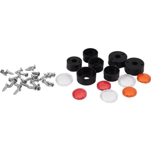 7Pcs Taillight Light Cover for 1:10 RC Crawler RC Car D90 Body Shell