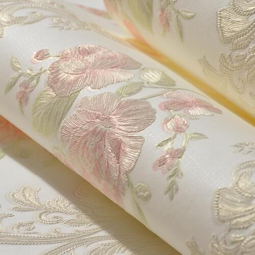 Beibehang High-end Flower Wallpapers Pastoral Papel de parede Floral Wall Paper Home Decor For Living Room Bedroom Papier Pient