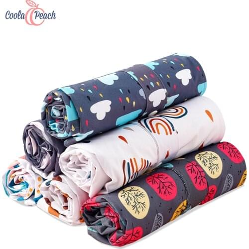 Coola Peah 2pcs/Set Baby Waterproof Diaper Changing Mat Baby Portable Travel Sheet Diaper Pad 40*70cm