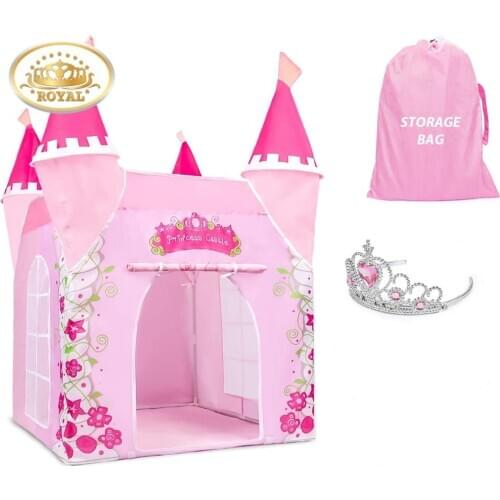 Child Toys Tents Princess Castle Play Tent Girl Princess Play House Indoor Outdoor Kids Housees Play Ball Pit Pool Playhouse