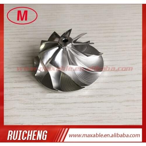 TD03 forward 40.75/56.02mm 9+0 blades turbo milling/aluminum 2618/billet compressor wheel