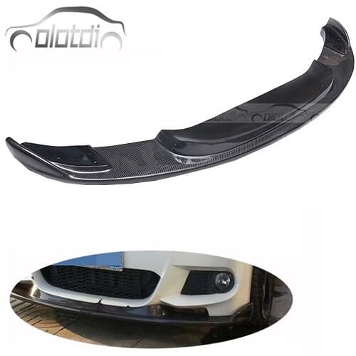 H style car Front Lip protector Bumper carbon fiber Spoiler for bmw3 Series E92 E93 LCI M-TECH 2011-2013