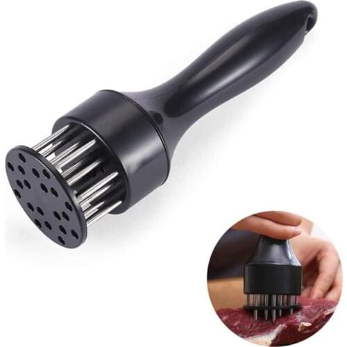 Kitchen Meat Tenderizer Needle Tool Stainless Steel Needle Manual Steak Hammer Mallet Tool for Cooking Chicken Steak Pork Beef