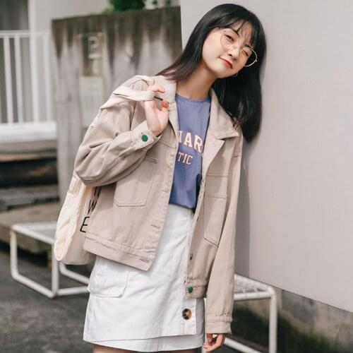 Jacket Women Denim Jacket Casual Womens Jacket Womens Coat Baseball Jacket Bomber Jackets For Women 2021 Autumn Clothes Women