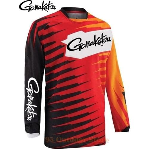 Summer Fishing Shirt Autumn Fishing Jersey New Gamakatsu Quick Drying Fishing Clothing Long Sleeve Sunscreen Anti-uv Breathable