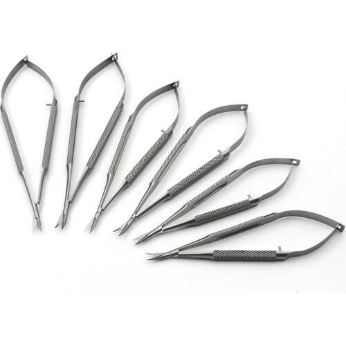 Microscopic Instruments 12.5 cm Micro Scissors Inner Barrier Cut Quality stainless steel Scissors Hand Membranous Envelo