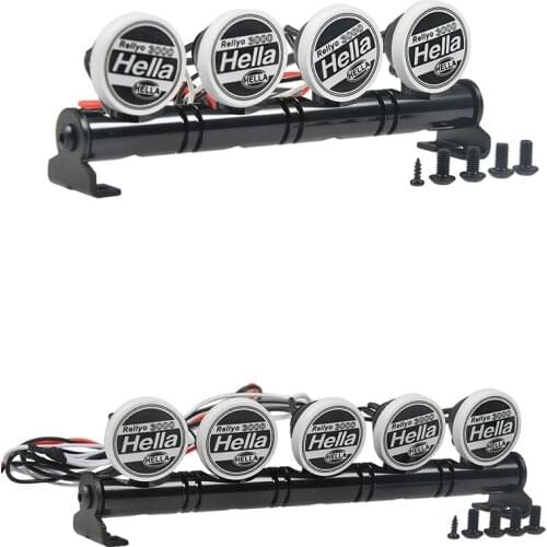 Multi-Function Bright LED Light Lamp Bar for 1/10 RC Crawler Traxxas TRX-4 TRX4 SCX10 RC Crawler RC Car