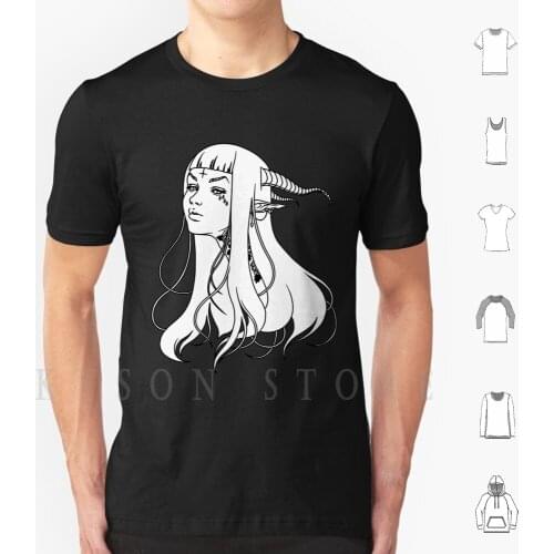 Succubus Demon Tattoo T Shirt Print For Men Cotton New Cool Tee Kawaii Japanese Anime Demon Succubus Manga