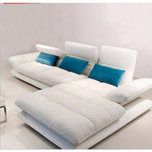 Living Room Sofa set corner sofa recliner backrest functional genuine leather sectional sofas muebles de sala moveis para casa