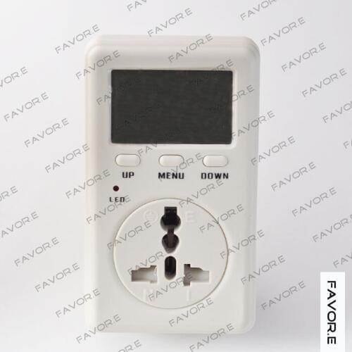 Single phase plug in digital Swiss power factor meter D02B