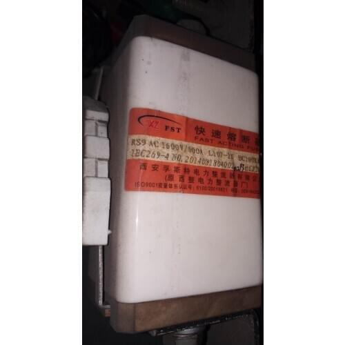 Fuses: RS9 AC1600V / 600A L107-2K BC100KA aR