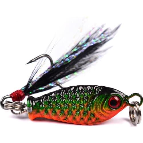 Fishing Lure 5.2g 2CM Jig Light Hard Bait Wobbler Spinners Spoon Bait Winter Sea Ice Minnow Tackle Squid Fishing Tackle