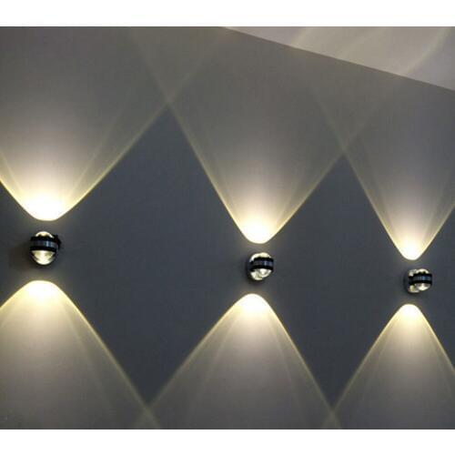Modern LED Wall Lamp Up Down Indoor Wall Lights for Hotel Living Room Bedroom TV Background Decoration 2W 6W AC85-265V