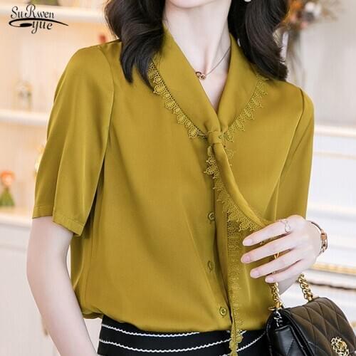 SURWENYUE Silk Blouses