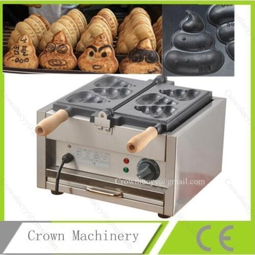 Dung shape waffle mold; Defecate shape waffle machine;Fat burning machine