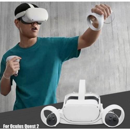 VR Charging Station Display Stand Docking Charger LED Showcase For Oculus Quest 2 VR Headset Charger VR Accessories