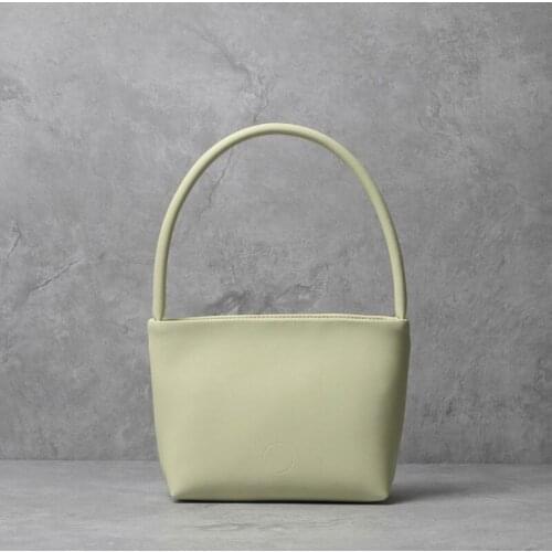 Women Genuine Leather Bag Fashion Solid Color Ladies Purse Shoulder Bags Casual Travel Shopping Bags Office Lady Handbag