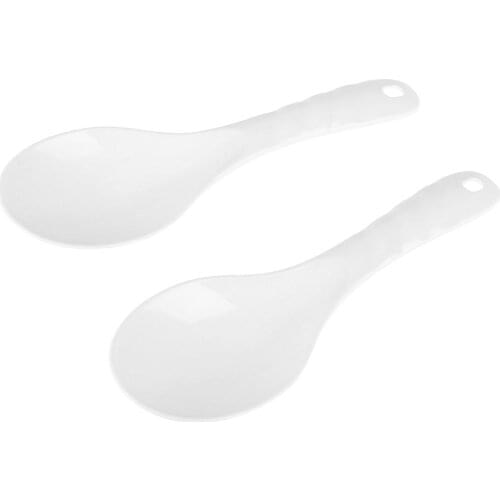 2 Pcs Rice Spoon Japanese Sushi Environmental Non Stick Cooker Heat Resistant Kitchen Tool Tableware Spoons Ladle Cooking Tools