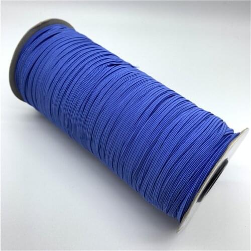 3mm 7mm 10mm 5yards/Lot Blue High Elastic Sewing Elastic Band Fiat Rubber Band Waist Band Stretch Rope Elastic Ribbon