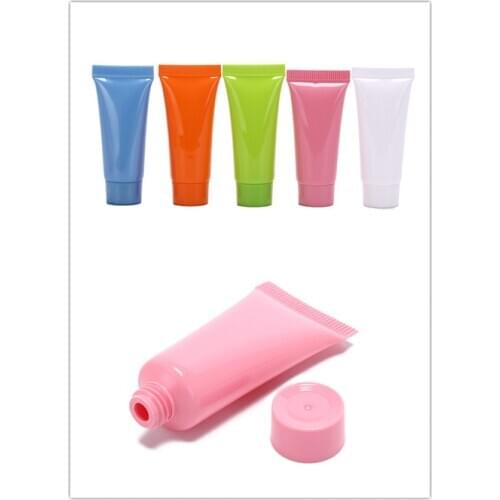 5pcs 5ml Makeup Squeeze Tube Refilable Bottles Cosmetic Soft Tube Plastic Lotion Containers Empty Emulsion Cream Packaging