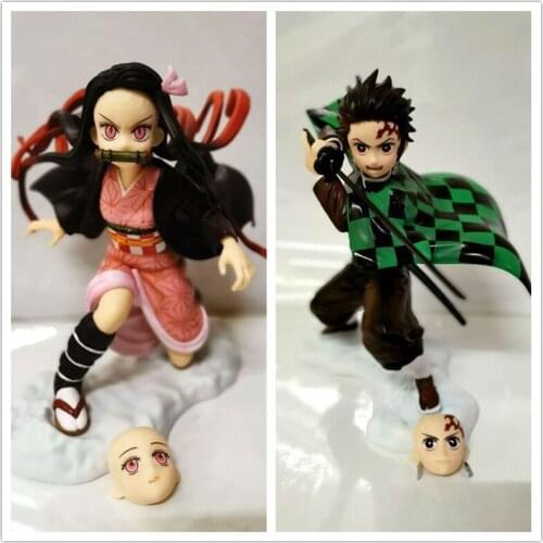 Anime Toy Model Ornaments Demon Slayers Blade Kanjiro Tanjiro Kanmon Nidouzi Large Version With Changeable Model Anime Model