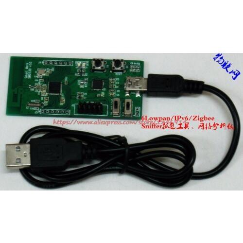 Free shipping CC2530 6Lowpan/IPv6/Zigbee (sniffer) network protocol analyzer