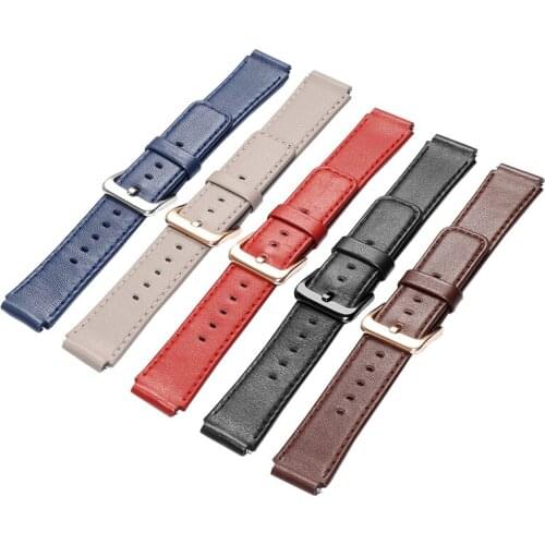 Huawei B6 Bracelet Leather Strap B6 Sport Smart Business Quick Release Cow Leather Replacement Wristband Mens And Women' Brown