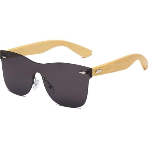 Wood Sunglasses Men Women Square Bamboo Women for Men Women Mirror Sun Glasses Retro De Sol Masculino 2021 Handmade Fashion