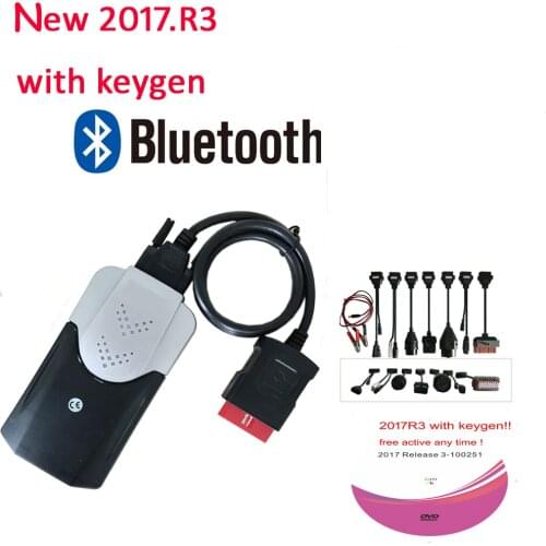 2021 Latest 2017R3 with Keygen Vd Ds150e Cdp Bluetooth for Delphis vdIJk pro Car/Truck Obd2 Diagnostic Tool Obd Scanner