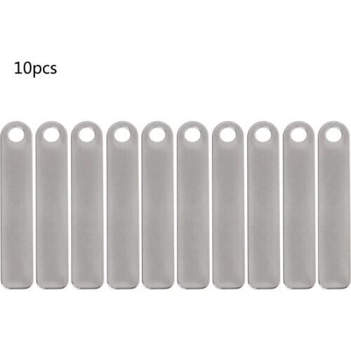 Custom Phone Number Keychain Anti-lost Pendant Blank Bar Keyring Jewelry Making 4.8 x1.2 cm