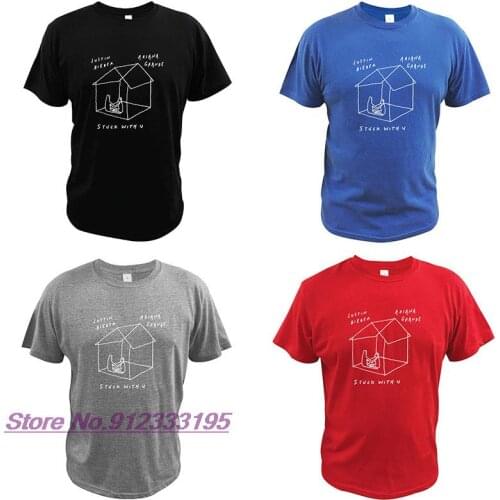 Stuck With U T Shirt Charity Single Tshirt 100% Cotton Camiseta Premium Tee High Quality Crew Neck Tops