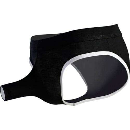 Cotton Underwear Mens Panties Underpants Longjiang Men Wide Waistband Briefs 3D Elephant Nose Modal U Convex Low Waist Panties