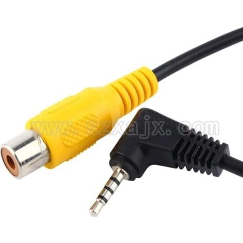 JX connector For GPS Converter Cable Cord Mini AV in Video Cable 2.5mm Stereo Jack Male Plug To RCA Female Adapter Cable